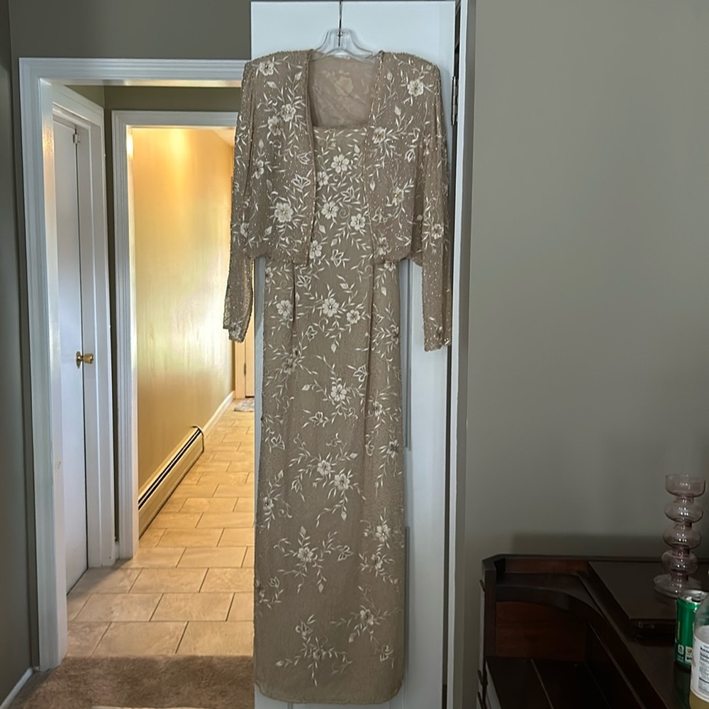 Gorgeous Mother of Bride beaded dress